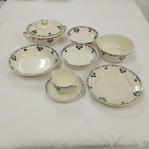 Antique French art deco ceramic serving set at French Originals NZ