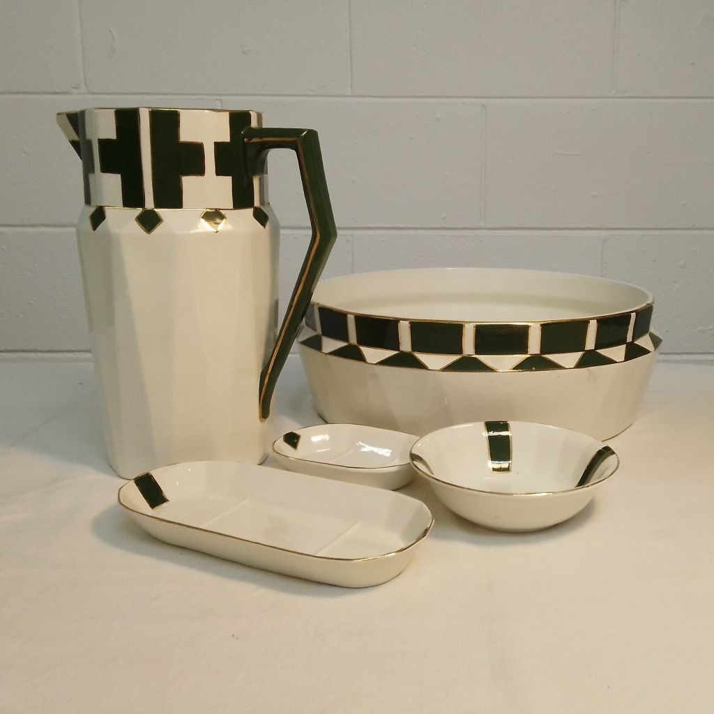 Antique French complete art deco wash set at French Originals NZ