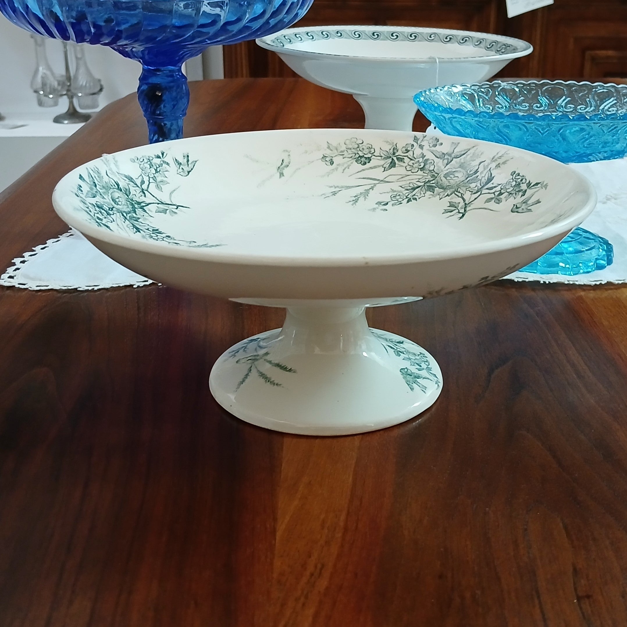 Antique French Compote stand at French Originals NZ