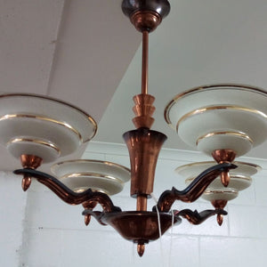 art deco French antique light fitting at French Originals NZ