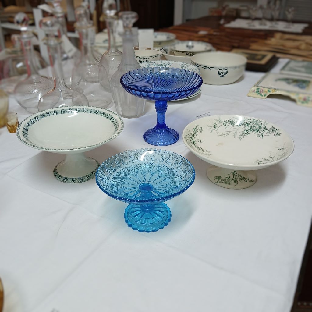 Four French antique dishes at French Originals NZ