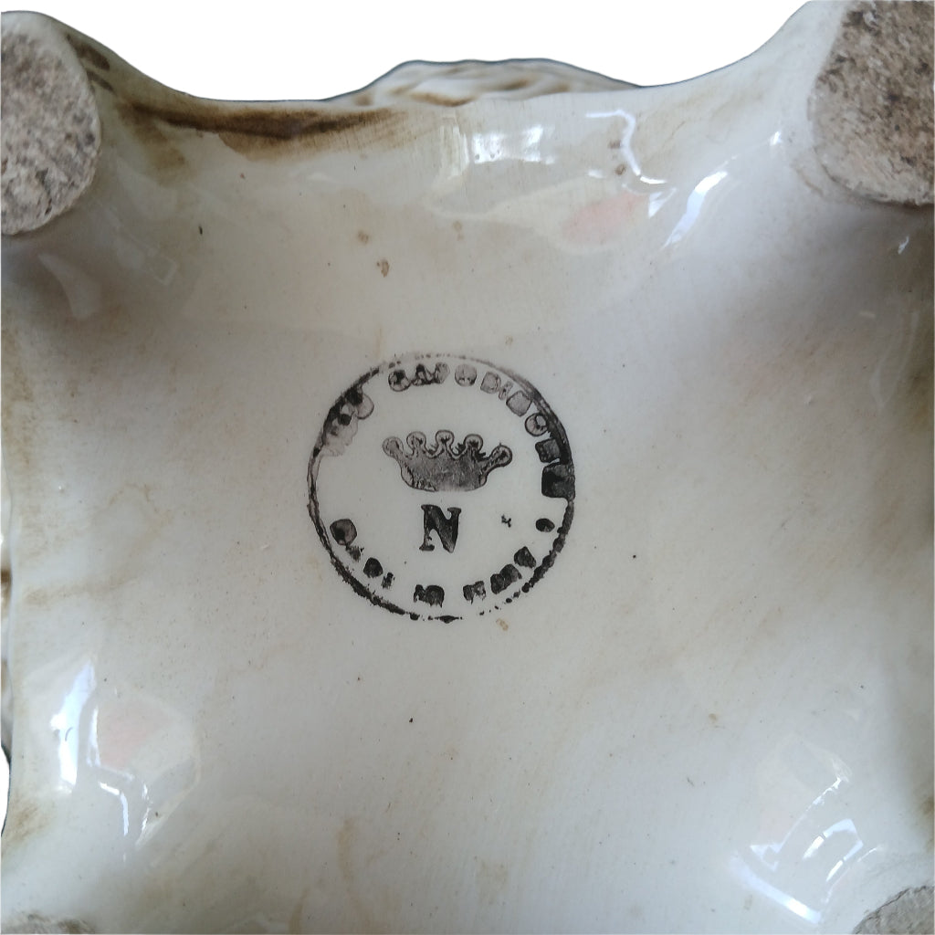 Capodimonte makers mark on Italian vintage vase at French Originals NZ