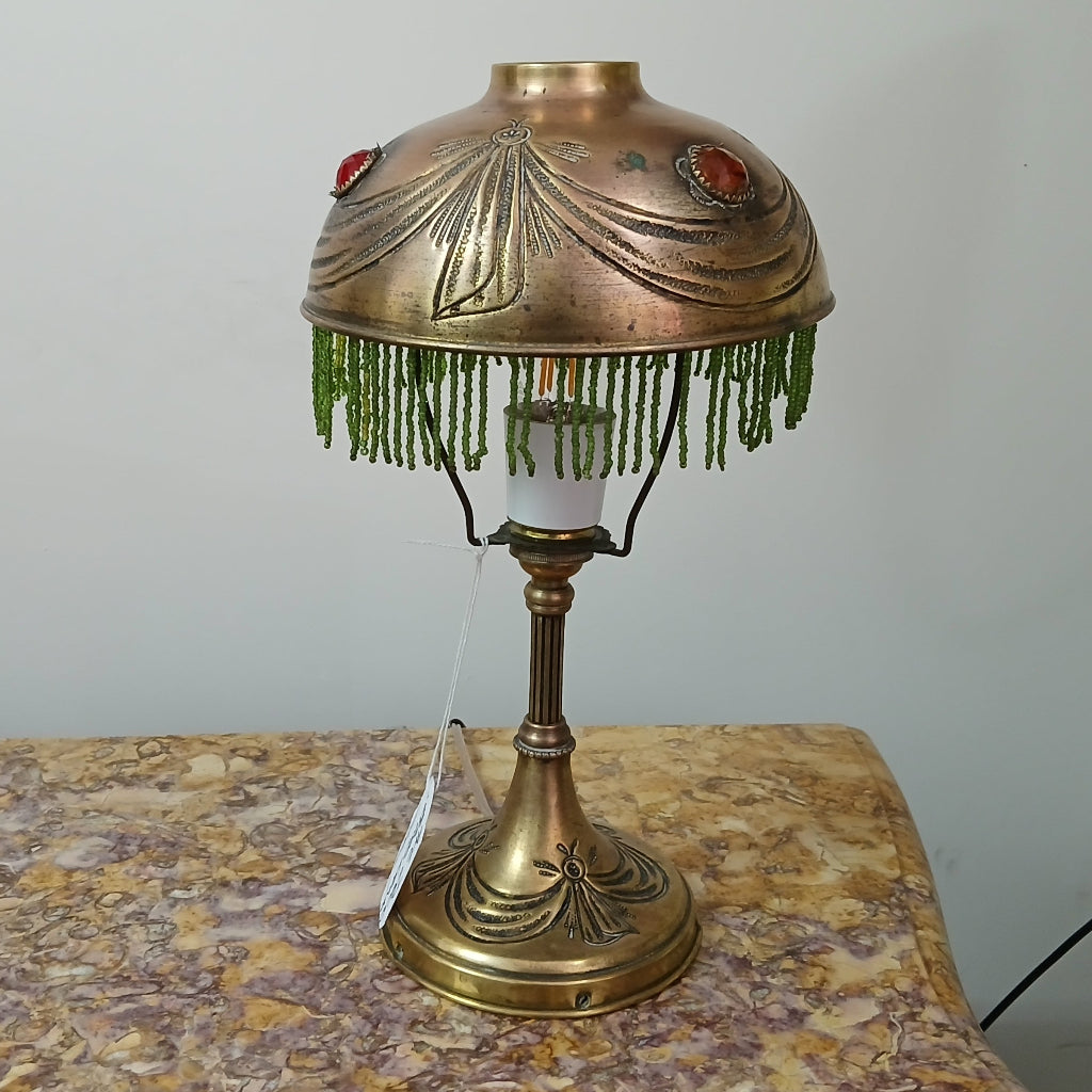 French antique brass lamp at French Originals NZ