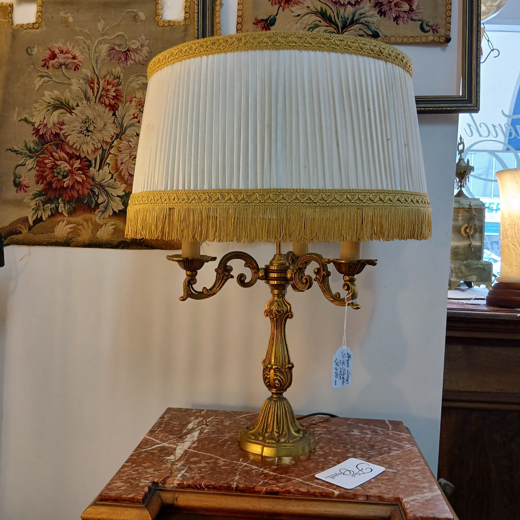 Antique French Lawyers silk lamp at French Originals NZ