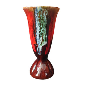 French vintage brightly glazed Provencal vase at French Originals NZ