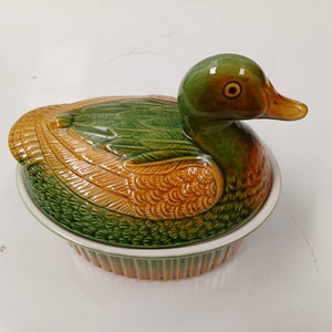 French farmhouse ceramic duck terrine at French Originals NZ