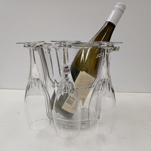 French Champagne bucket with glasses holder at French Originals NZ