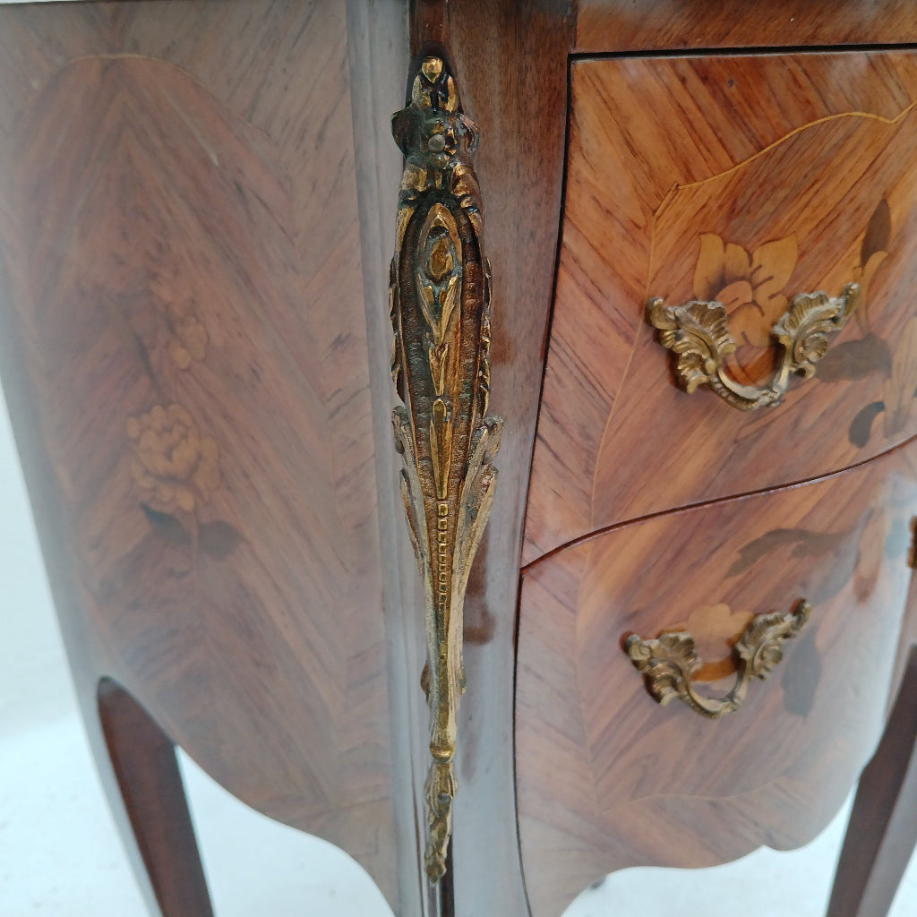 Ormalu mounts on Louis XV style table at French Originals NZ