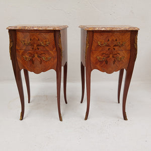 Pair of Louis XV style French vintage tables at French Originals NZ