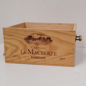 French wine box table centerpiece at French Originals NZ