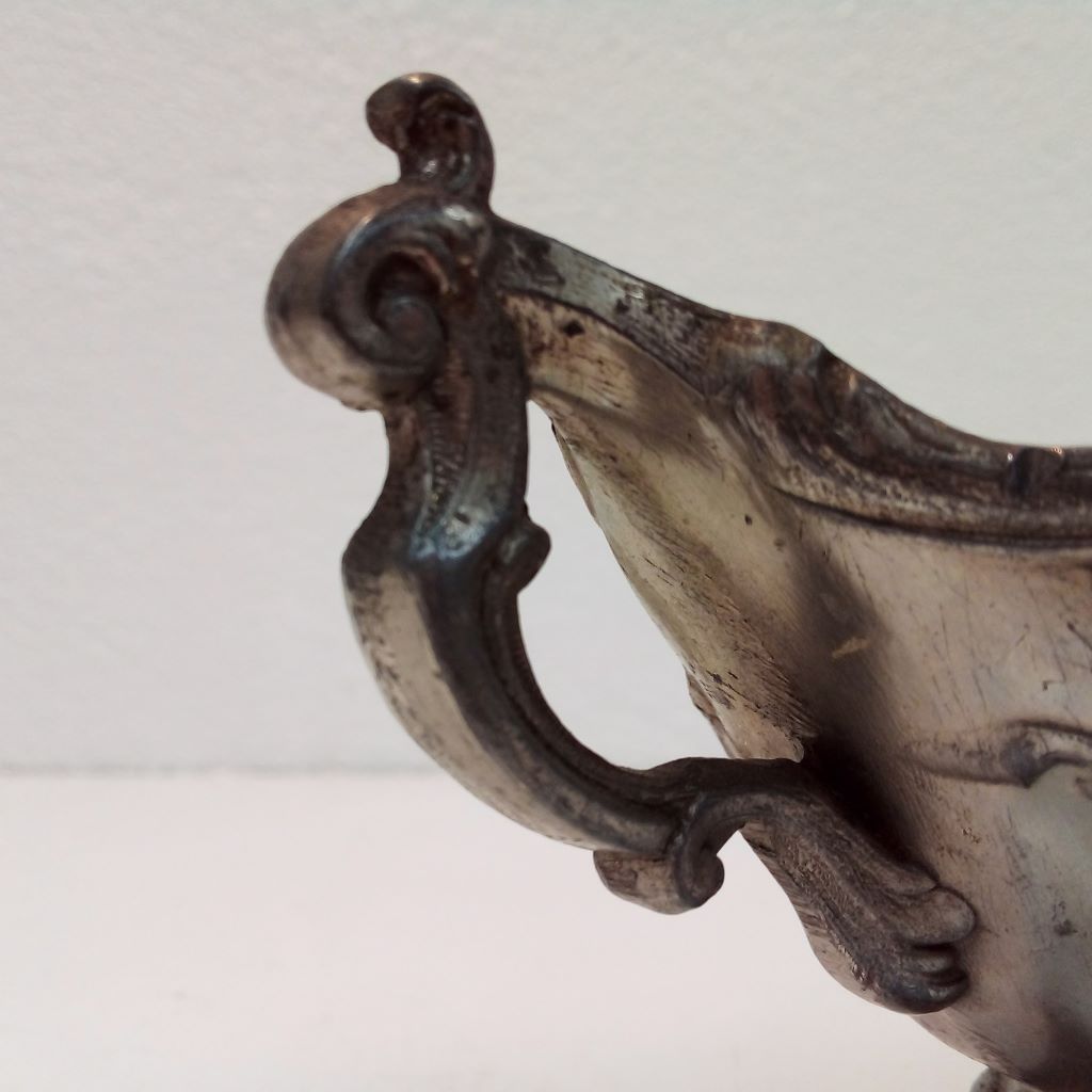 handle on French antique spelter jardiniere at French Originals NZ