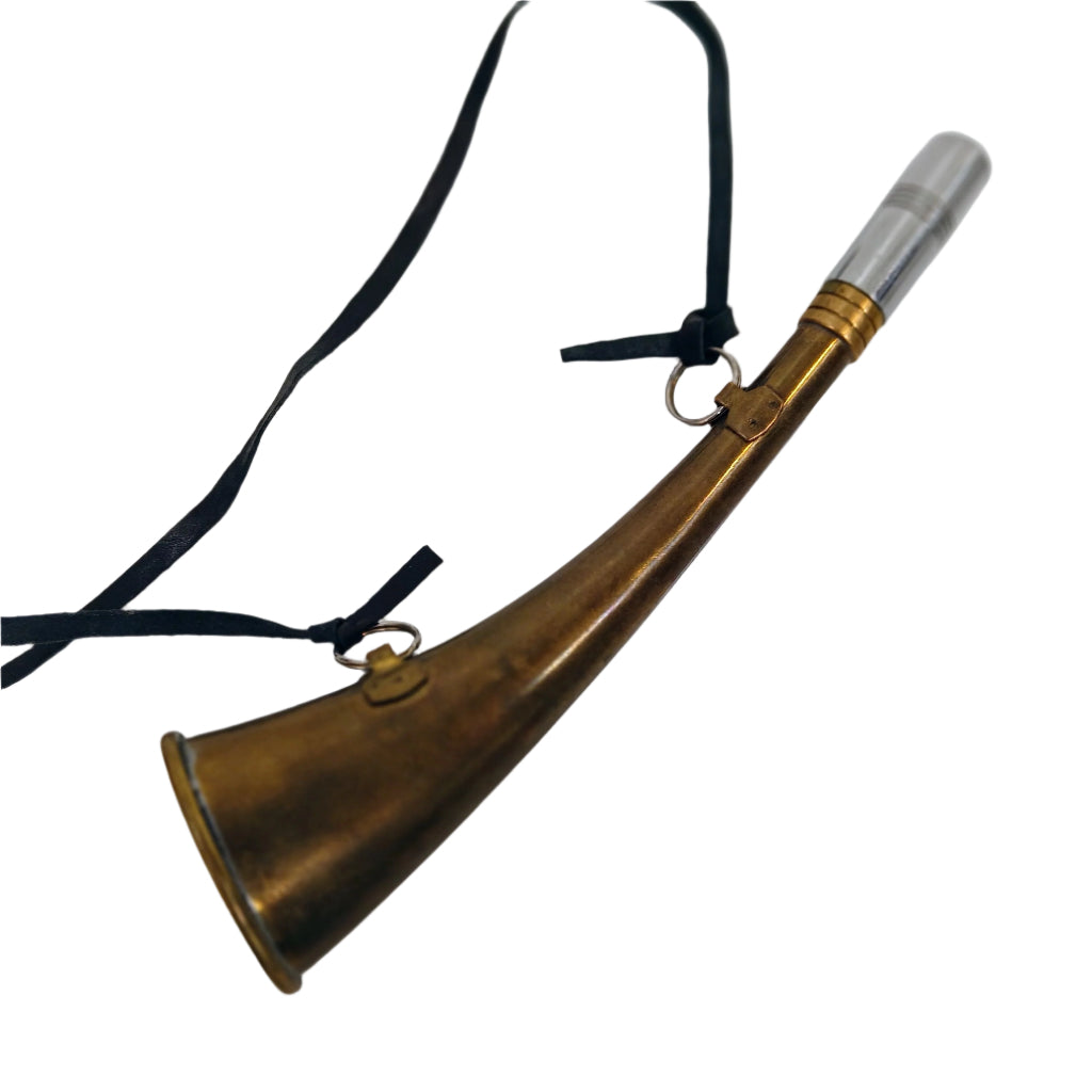 Brass French vintage hunters horn at French Originals NZ