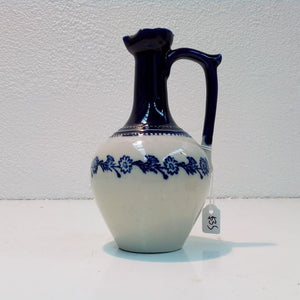 Style G French antique blue ceramic collectable jug at French Originals NZ