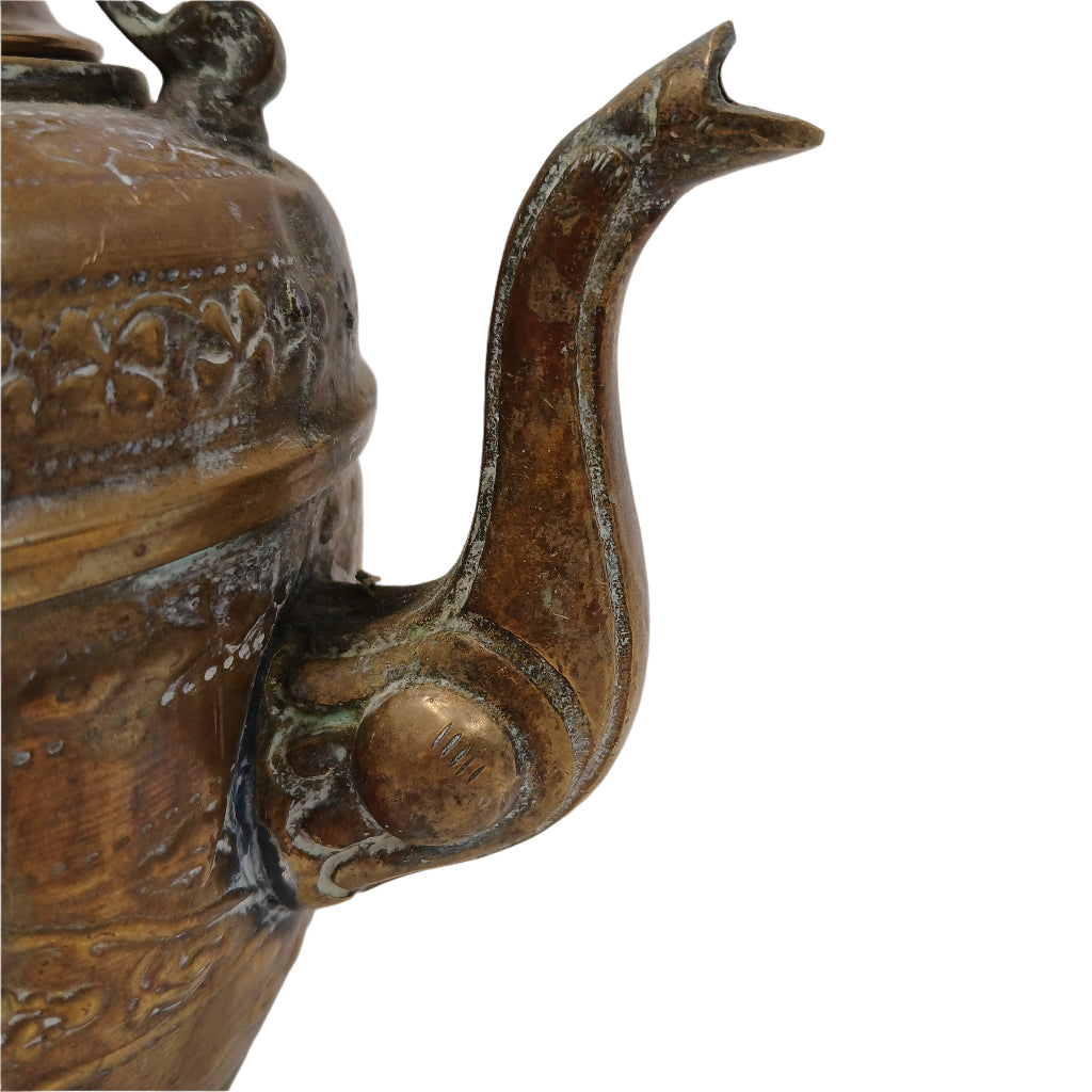 Brass spout on antique French kettle at French Originals NZ