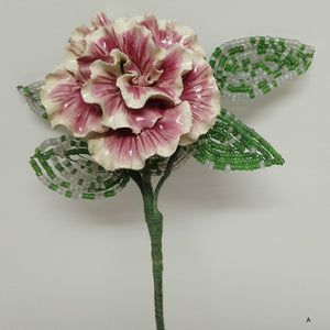 French Vintage Ceramic carnation flower A from French Originals NZ